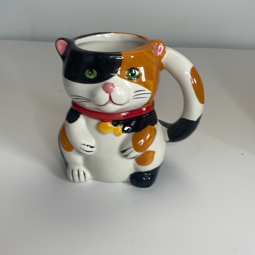 Pier 1 cat mug